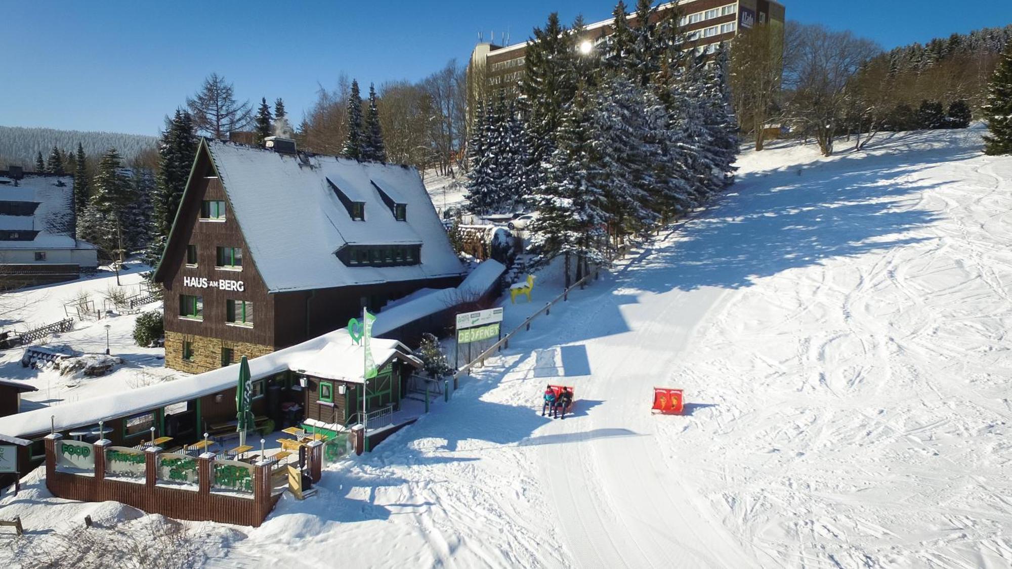 Haus Am Berg - Pension Direkt Am Skihang Oberwiesenthal Ngoại thất bức ảnh